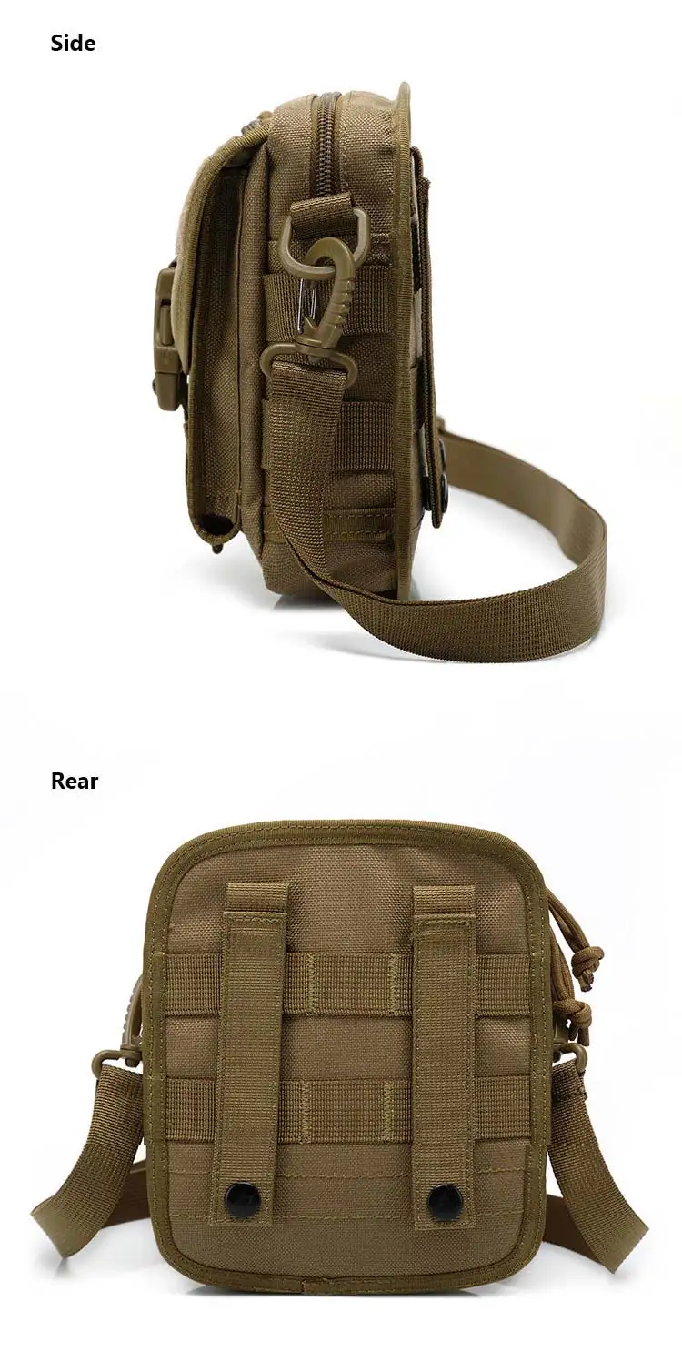 Militar à Prova Pacote da Cintura Bolsa da Cintura Bolsa do Mensageiro Bolsa Tático Dwaterproof Água Náilon Molle Caminhadas Pesca Caça Esportes Acampamento Xa717wa 12 High Quality Esporte e Lazer