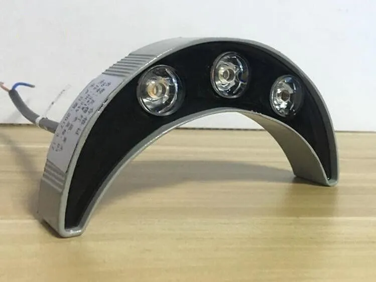 Livre à Prova Led ao ar Venda Quente Telha Luz Telhado Paisagem Dip67 Água Ip67 Curva Ondulado Lâmpada Crescente 6 w Led 10 Cheap Luminárias de parede externas