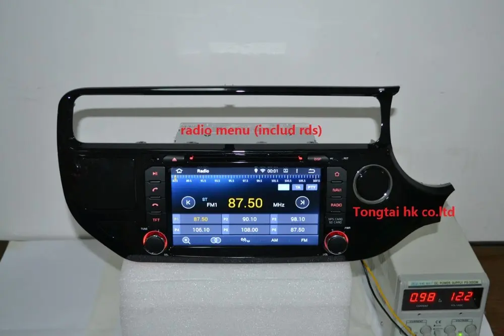 Best 8"Android 7.1 for KIA RIO RHD 2015 2 din car DVD player,gps navigation,3G,Wifi,BT,support dvr,obd2,touch screen,Russian,English 2