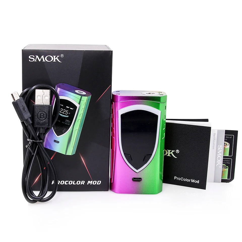 Original Veeape Procolor 225W TC Box Mod Pro Color for Smok  Electronic Cigarette Vape For TFV8 Big Baby Atomizer Tank (9)