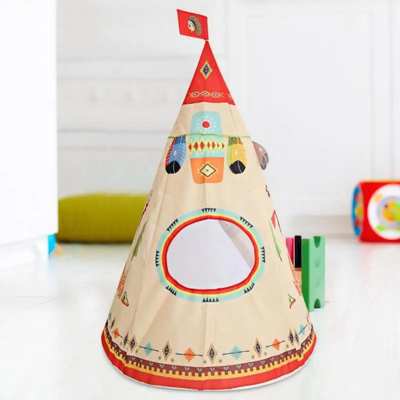 Безопасность нетканых материалов дети Teepee индийская Игровая палатка дом Детская игрушка Игровая палатка