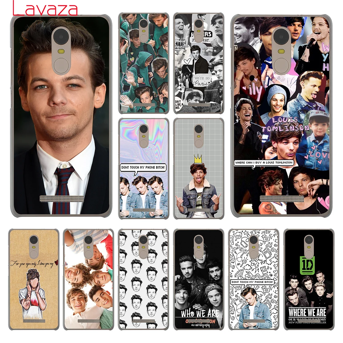 Lavaza One Direction 1d Louis Tomlinson Case for Xiaomi Mi 8 SE A1 6 5X MIX 2S Redmi S2 Note 4 4X 4A 6 Pro 5 Plus 5A Prime Mi8