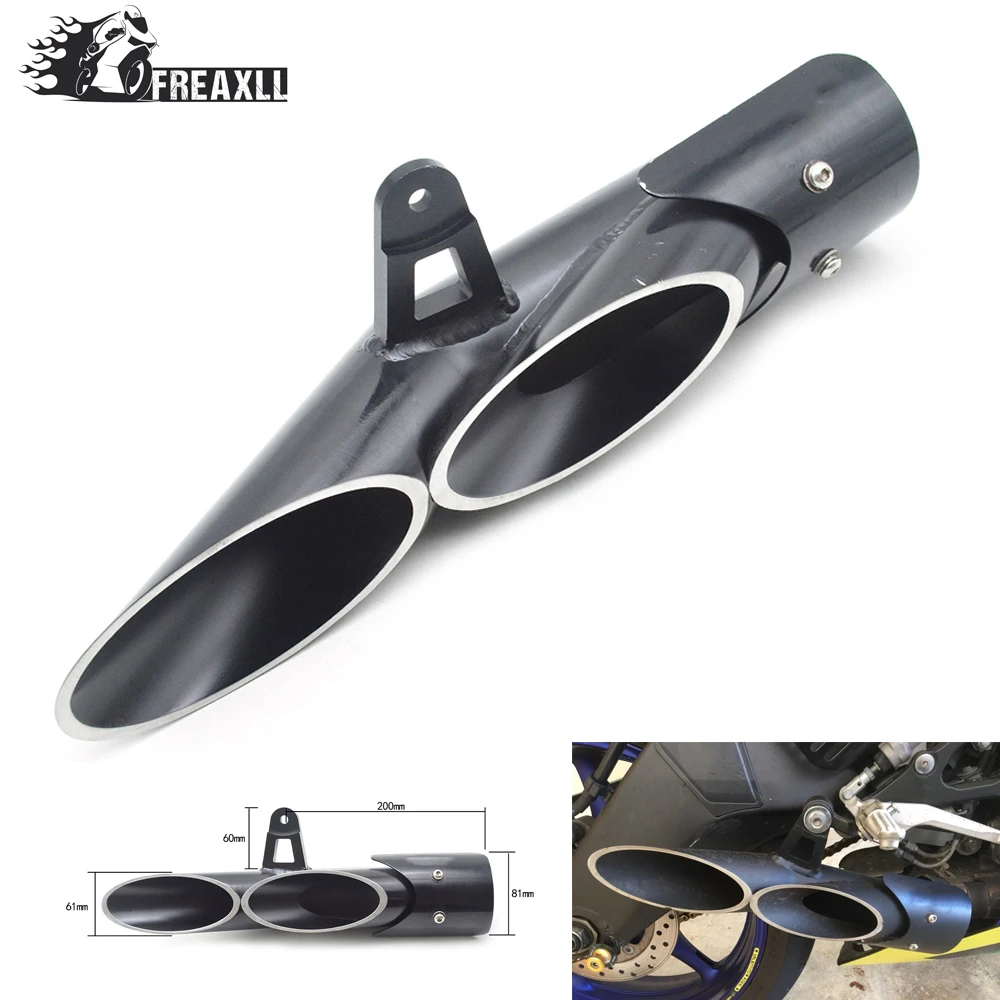

Universal Modified Motorcycle Exhaust Muffler Pipe For YAMAHA R1 R6 R15 FZ1 MT09 TOCE Slip On Racing Escape Moto Silencer
