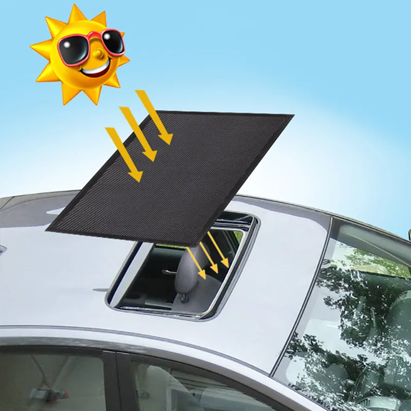 

Car Sunroof Front Rear Top Window Cover Sunshade Curtain UV Protection Shield Shade Visor Mesh Solar Mosquito Dust Protection