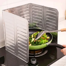 Алюминиевая фольга для кухни приготовление пищи Жарка сковорода масло всплеск анти брызги защитный щит
