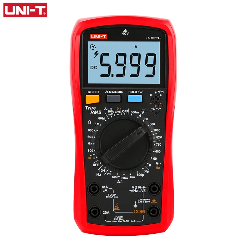 UNI-T UNI T Digital Multimeter True RMS UT890C