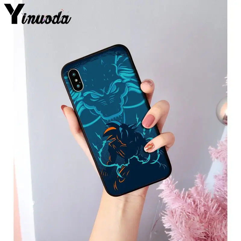 Yinuoda Dragon Ball Z Super DBZ Goku модный Coque чехол для телефона для iPhone X XS MAX 6 6S 7 7plus 8 8Plus 5 5S XR - Цвет: A6