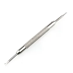 Watch Band Repair Tool Kit - Metal Bracelet Opener & Spring Bar Remover (Silver)
