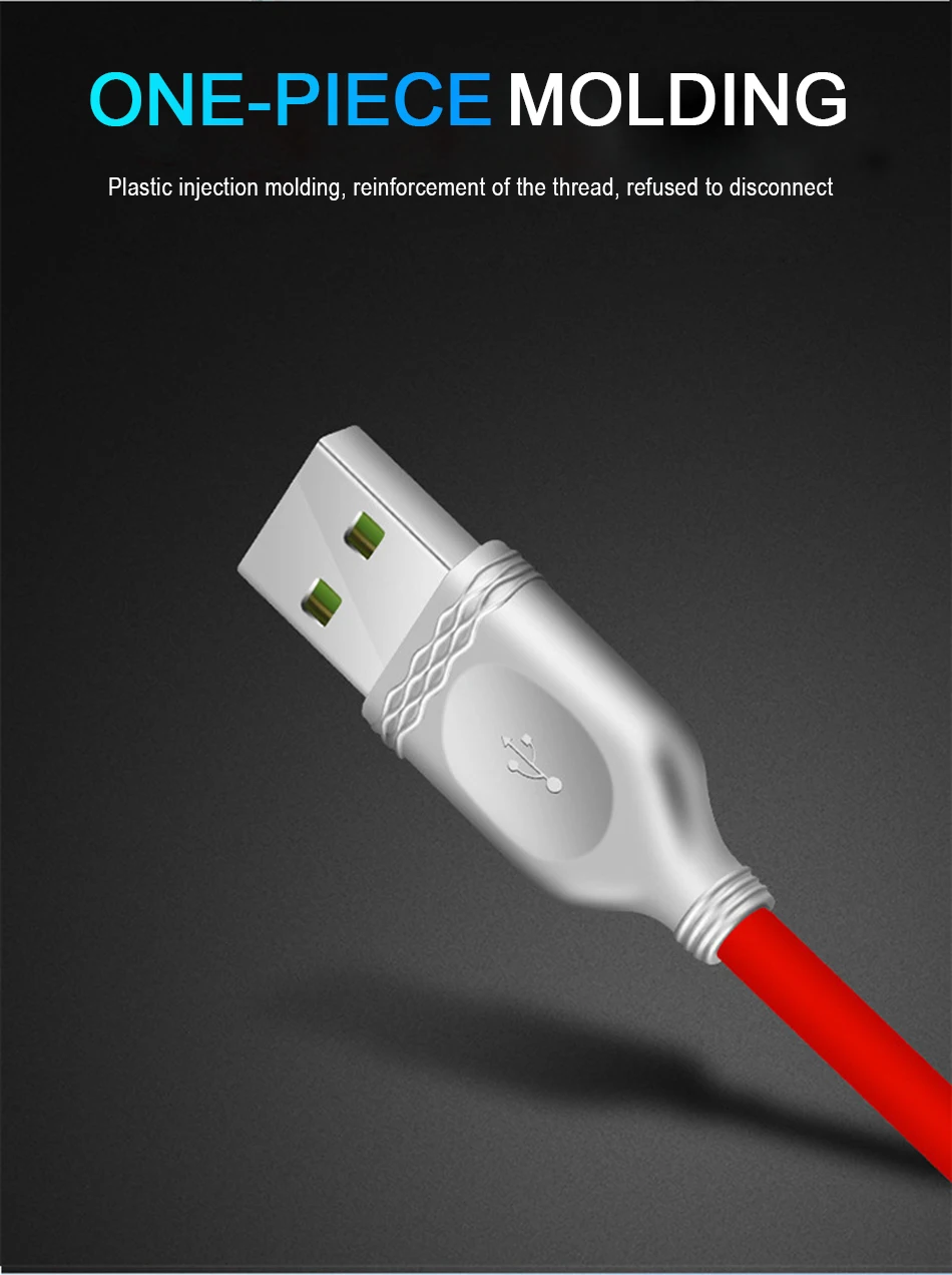 !ACCEZZ TPE Fast Charging Cable Micro USB Type C For Samsung Xiaomi 5 Lighting For iPhone X 7 8 6 Plus 3A USB Charger Cord Line (6)