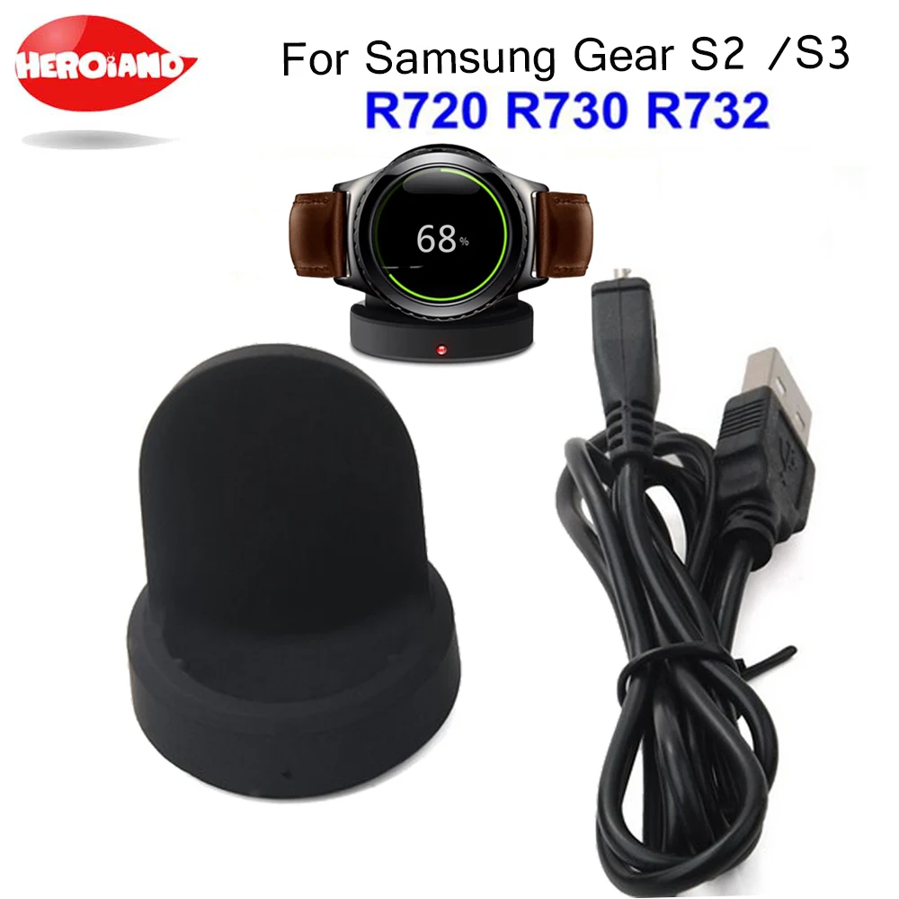 Qi Wireless Charging Dock Cradle Portable Charger for Samsung Gear S2