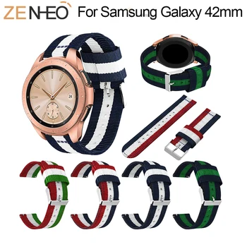 

Nylon WatchBand For Samsung Gear S2 Sport 20MM WristBand Replacement Bracelet Watch Band Strap For Samsung Galaxy Watch 42MM