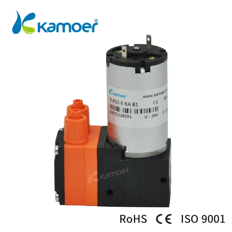 Kamoer KLP02 мини мембранный насос для перекачки жидкостей 12 V/24 V, водяной насос Электрический вакуумный с кистью двигателя и одна осветительная головка