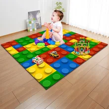 Креативный игровой коврик с мультяшным принтом для малышей, игрушки, ковер для детей, коврик для игр, одеяло для гостиной, спальни, домашнего декора, подарки