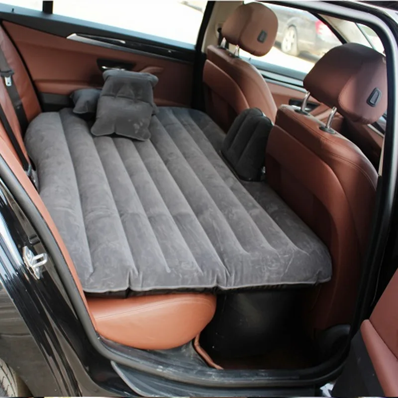 Viajes en coche de sofá cama inflable del aire colchón cojín del asiento trasero resto almohadilla para dormir sin bomba