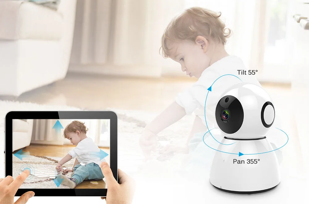 5 wetrans security camera pan tilt