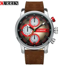 Curren Nouveau Hommes Montres Militaire Montre-Bracelet En Cuir Hommes de Quartz Sport Montres relogio masculino Livraison gratuite 8170