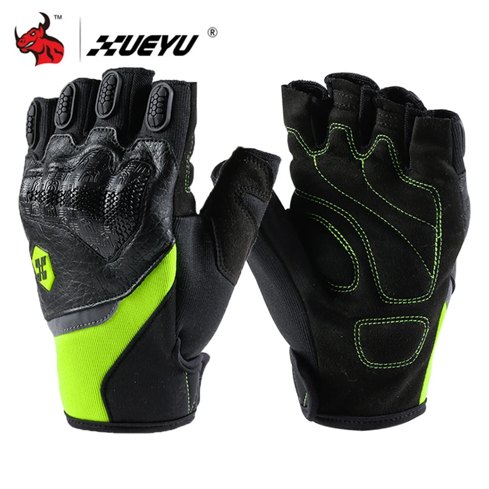 XUEYU Motorcycle Gloves Men Summer Half Finger Motorcross Gloves Racing