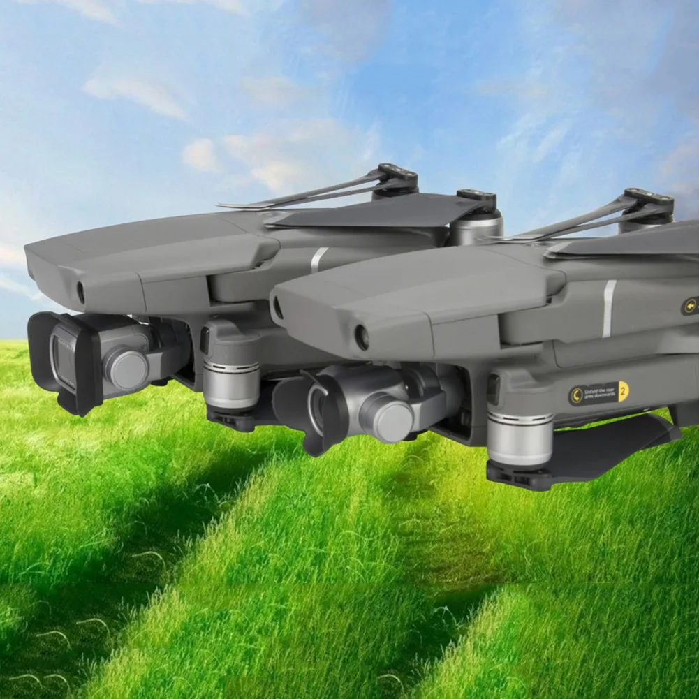 Поступление MAVIC Drone защитная крышка объектива антибликовый солнцезащитный козырек Защита от солнца для DJI Mavic 2 аксессуары