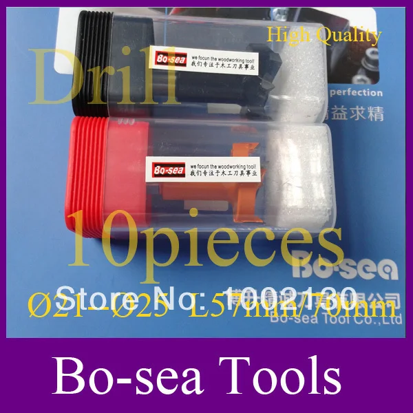 

10pieces/lot Hinge Boring Drills for woodworking Tungsten Carbide 21mm*57mm/70mm ,Free shipping by China Post Air Mail