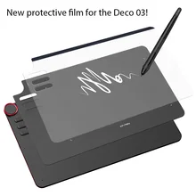 XP-Pen Прозрачный графический планшет Защитная пленка для Deco03 Графика планшет для рисования (2 шт. в 1 посылка)