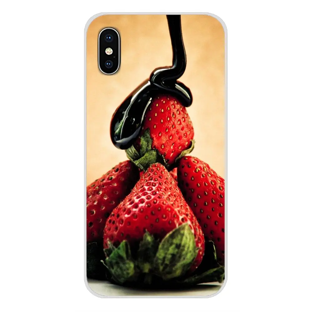 Для Huawei G7 G8 P7 P8 P9 P10 P20 P30 Lite Mini Pro P Smart Plus 2017 2018 2019 клубничный личи вишня киви