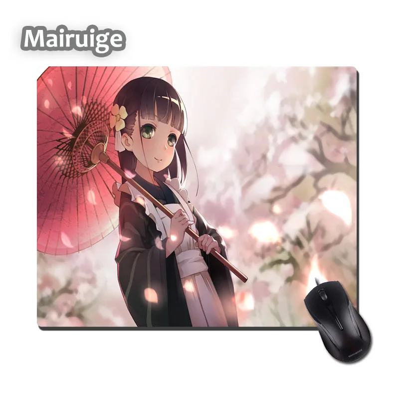 Mairuige Горячая Аниме Коврик для мыши это заказ кролик ujiatsu Chiya и Kafuu Chino Pc Настольный