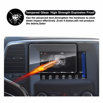 

RUIYA 9H tempered glass screen protector for Jeep Grand Cherokee 7inch car navigation touch screen,continuous protection screen