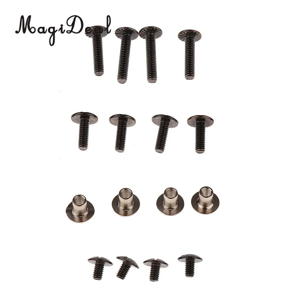 MagiDeal New Arrival 1 Pack Ice Hockey Visor Kits Helmet Accessories Screws Washers Nuts Hardware Replacement Sport Safety Acce