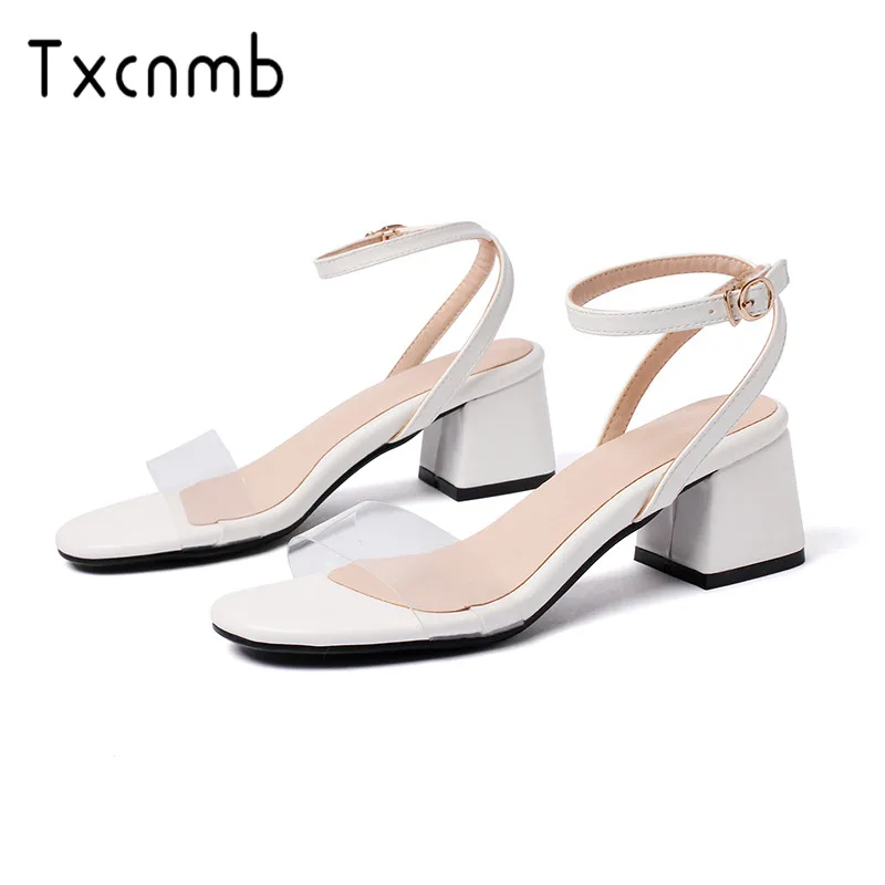

TXCNMB shoes woman 2019 new fashion Summer Sandals Women Fashion sexy casual high heel Women's Sandals Slides shoes