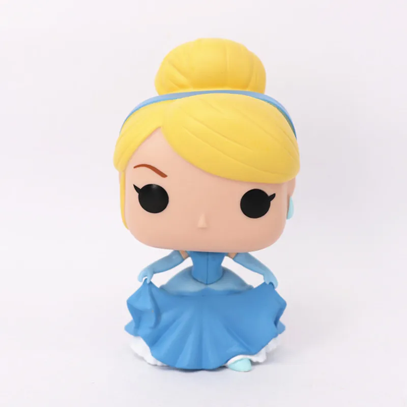11.5cm PVC Funko POP Cinderella Doll Action Figure Toy, Princess Cinderella Model Figures For Girls, Hot Toys, Anime Brinquedos original aladdin and the magic lamp action figures toy aladdin jasmine princess model doll