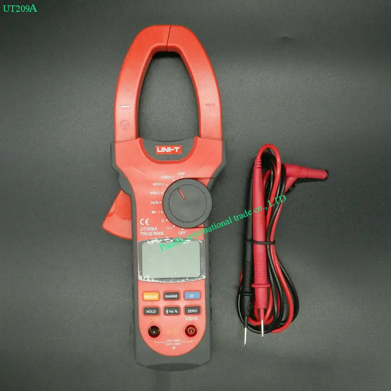 

Digital Clamp Meter UNI-T UT209A Multimeter Professional True-RMS LCD Multifuction Ohm DMM DC AC Voltmeter AC Ammeter