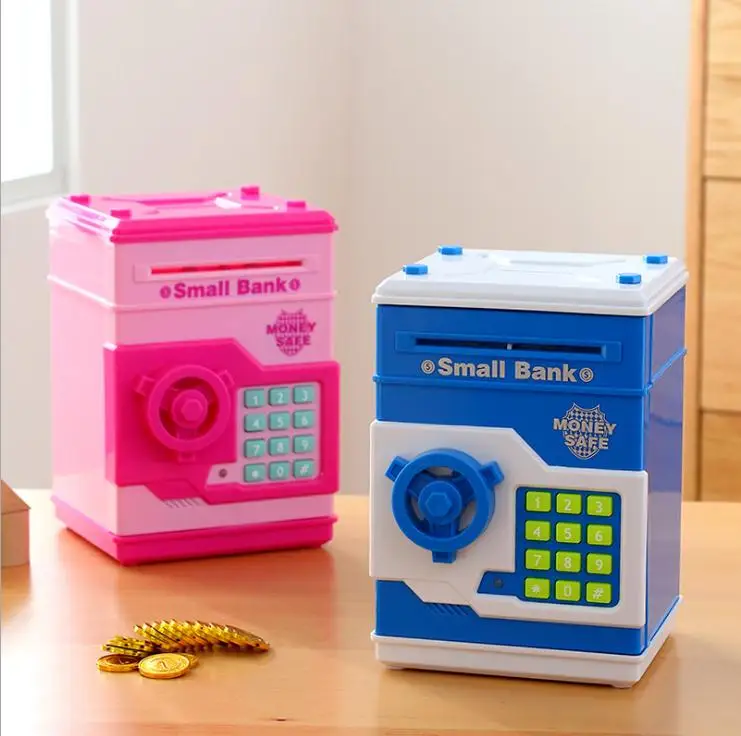 Beste Spaarpot Mini Atm Spaarpot Veiligheid Elektronische Wachtwoord Kauwen Munten Cash Storting Home Decor Financi euml;le Management Machine