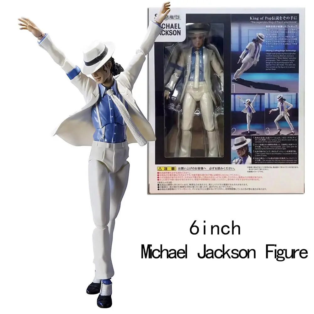 

Michael Jackson Doll Moonwalk Beat PVC Smooth Criminal Moonwalk Action Figure Set Michael Jackson Figure Collection Gifts