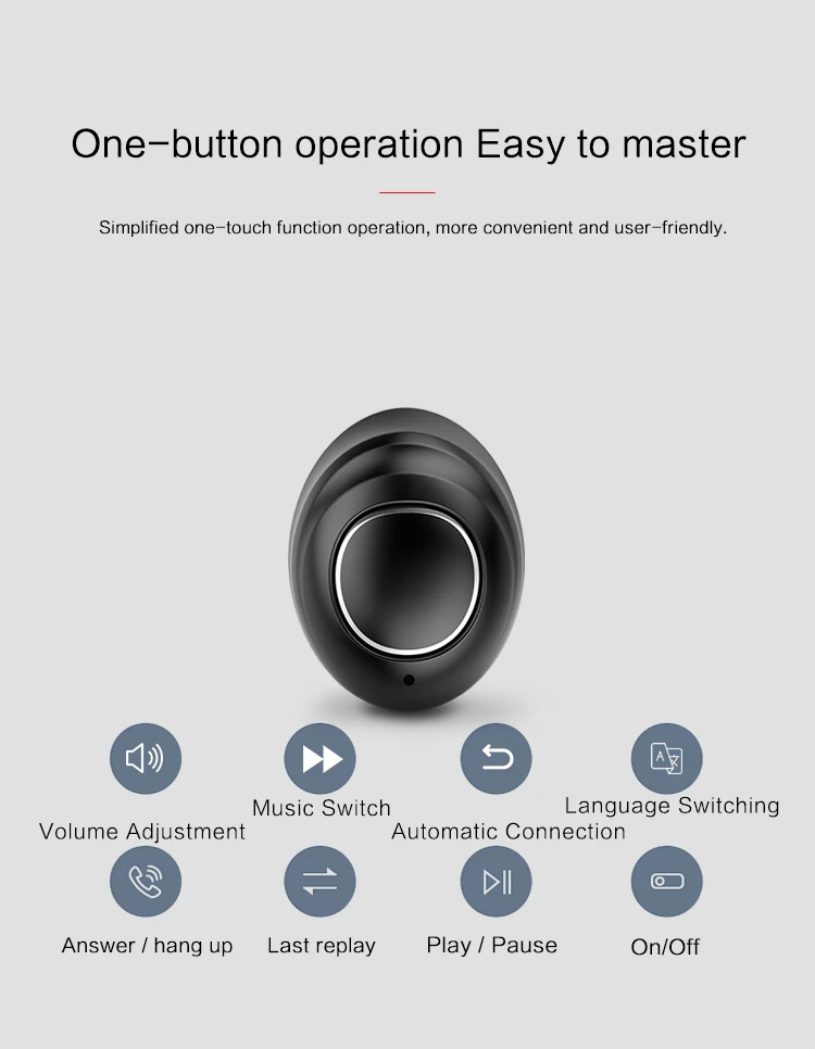Wireless Bluetooth Earphone HiFi Bass Mini Bluetooth Earbuds with Charging Box Earphones Mic For Phone PK X2T (13)