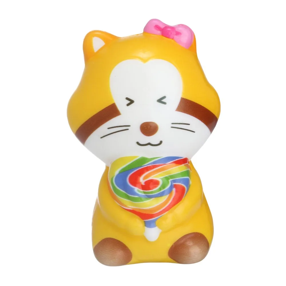 Игрушка-давилка Kawaii очаровательны кошка игрушка замедлить рост крем Ароматические снятие стресса игрушечные лошадки подарки 4,10