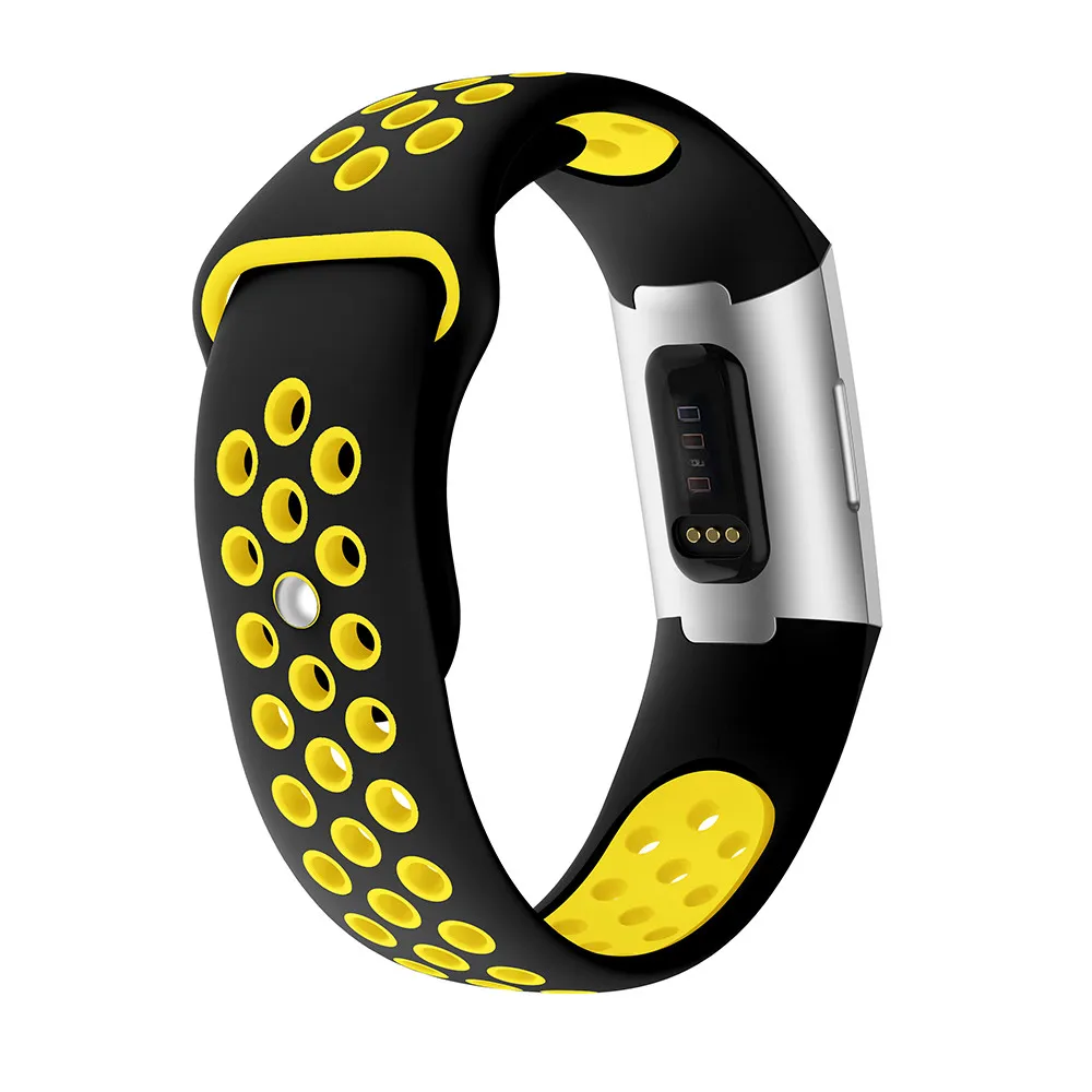 Ремешок для часов Fitbit Charge 3, спортивный мягкий силиконовый сменный ремешок для Fitbit Charge3, браслет, ремешок для часов