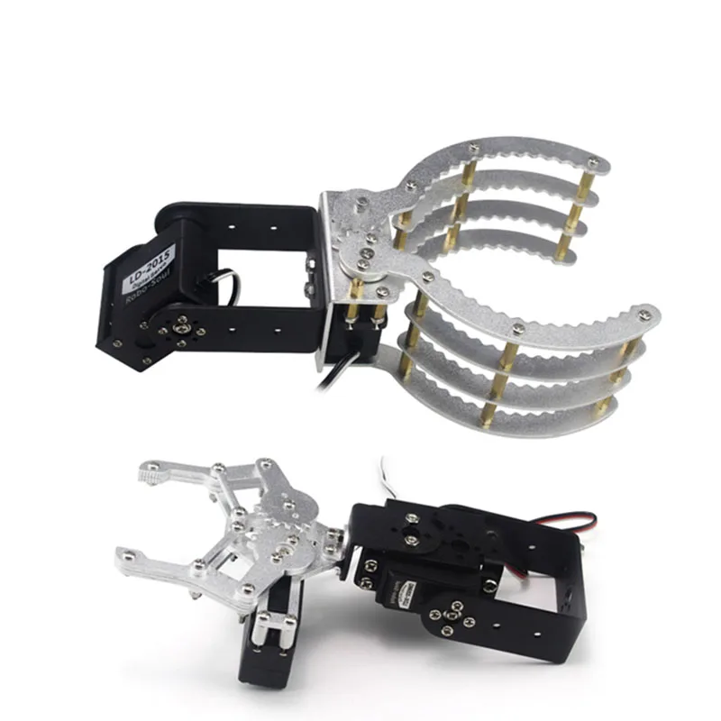 

1set 2 DOF Industrial Robot Arduino Arm Mechanical Metal Clamp Claw Mount Hand Kit for DIY Remote control Robot Toy #RBP087