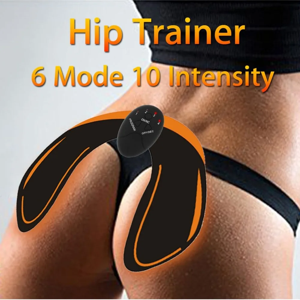 Professional EMS Waist Hip Trainer Electric Vibration Muscle Stimulator Buttock Tighter Lifter Massager Machine Body Hip Massage