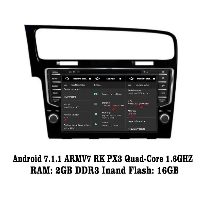 Sale Liislee Android 7.1 2G RAM For Volkswagen VW GOLF 7 Car Radio Audio Video Multimedia DVD Player WIFI DVR GPS Navi Navigation 1 Sale Liislee Android 7.1 2G RAM For Volkswagen VW GOLF 7 Car Radio Audio Video Multimedia DVD Player WIFI DVR GPS Navi Navigation 1