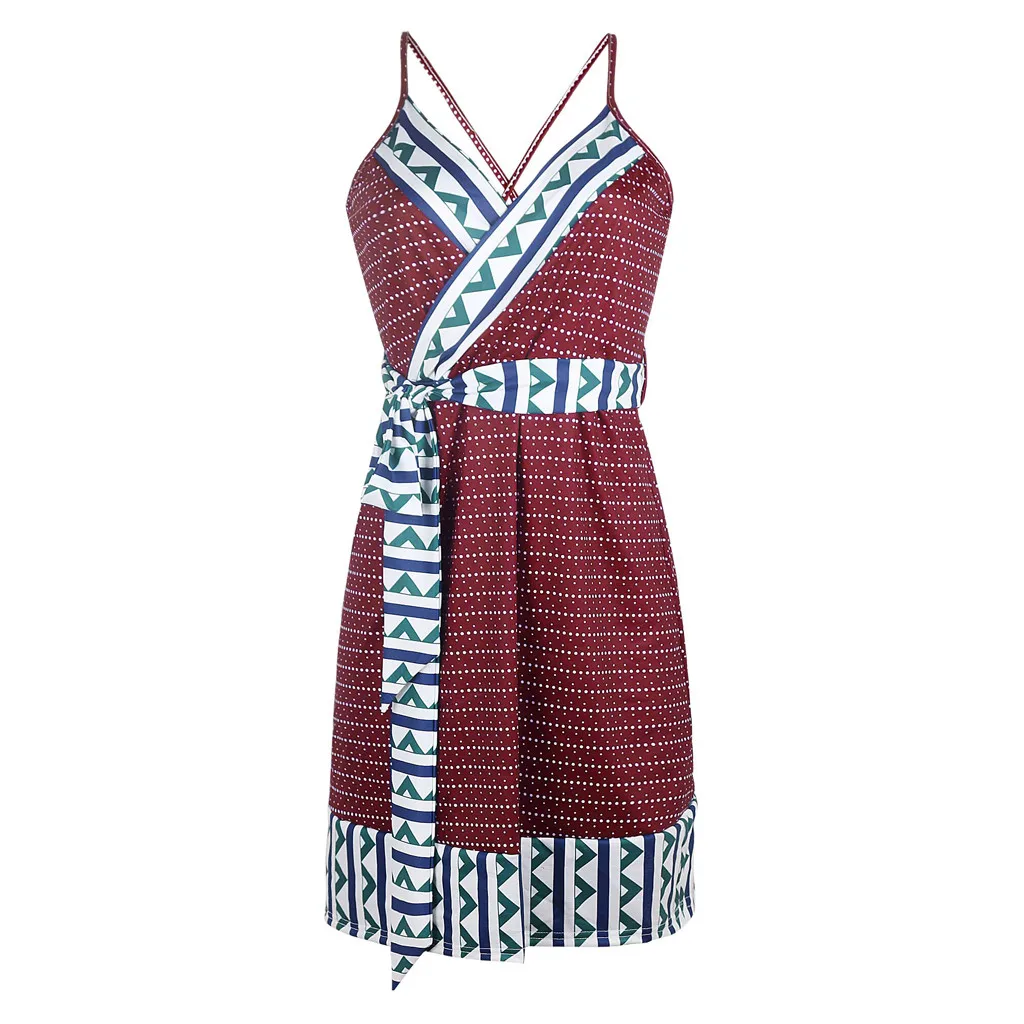 Модная женская одежда для беременных и кормящих мам в полоску для грудного вскармливания; летнее платье с открытой спиной; пляжная одежда для беременных; zomer jurk - Цвет: Red
