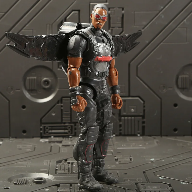falcon Marvel Мстители Веном красный Веном бойня Дэдпул фигурка Локи муравьиный человек видение Черная пантера Капитан Marvel Фигурки игрушки - Цвет: falcon