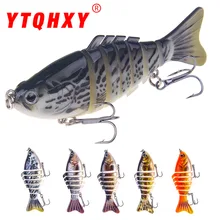 7 Section Swim Bait 80mm 19g 1PC Retail Sinking Fishing Lure Life like Multi Jointed Bait