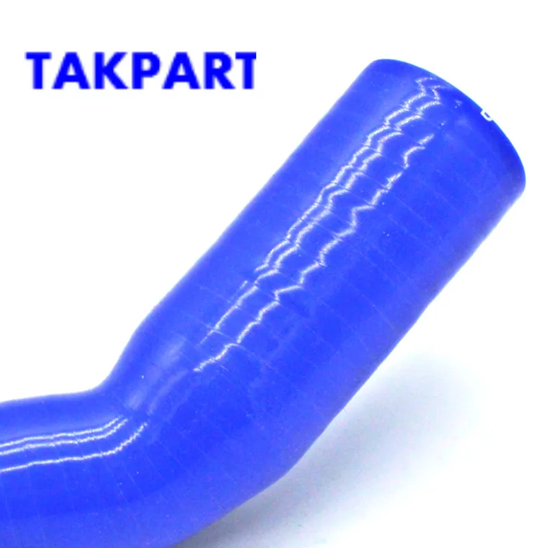 TAKPART Intercooler EGR Hose TDCi Turbo Boost Pipe for Ford Mondeo MK3 1222831 silicone rubber Intercooler Hose blue black color