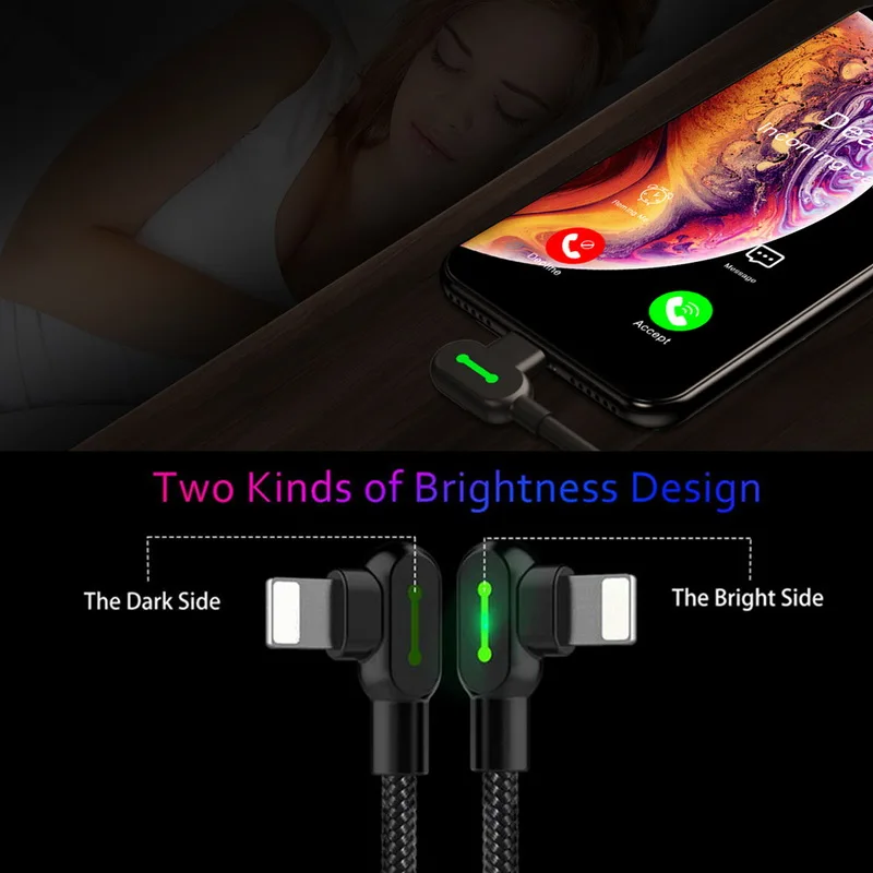 MCDODO كابل يو اس بي ل فون أبل XS ماكس XR X 8 7 6 5 6 s زائد كابل سريع كابل شحن المحمول الهاتف شاحن الحبل Usb كابل بيانات
