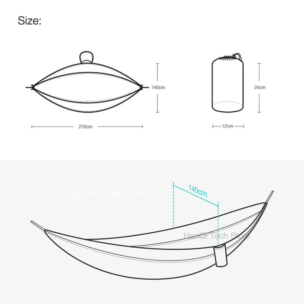 XIAOMI Mijia zaofeng гамак качели кровать 1-2 человека парашют гамаки Максимальная нагрузка 300 кг для наружной кемпинга качели Парашютная ткань