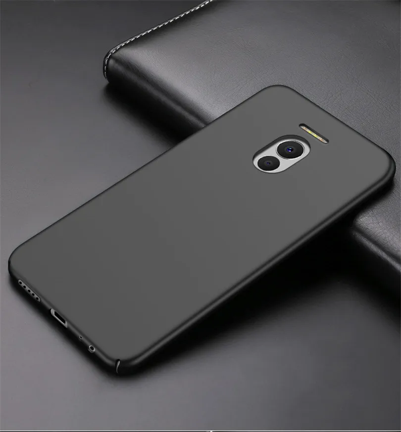 360 полная защита матовый корпус для Meizu M6 Note чехол Жесткий ПК тонкая задняя крышка Coque для Meizu M6Note Чехлы для мобильных телефонов - Цвет: Черный
