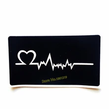 Милый трафарет татуировки ЭКГ женский боди-арт Аэрограф краска сердце узор в виде электрокардиограммы шаблон для рисования татуировки паста