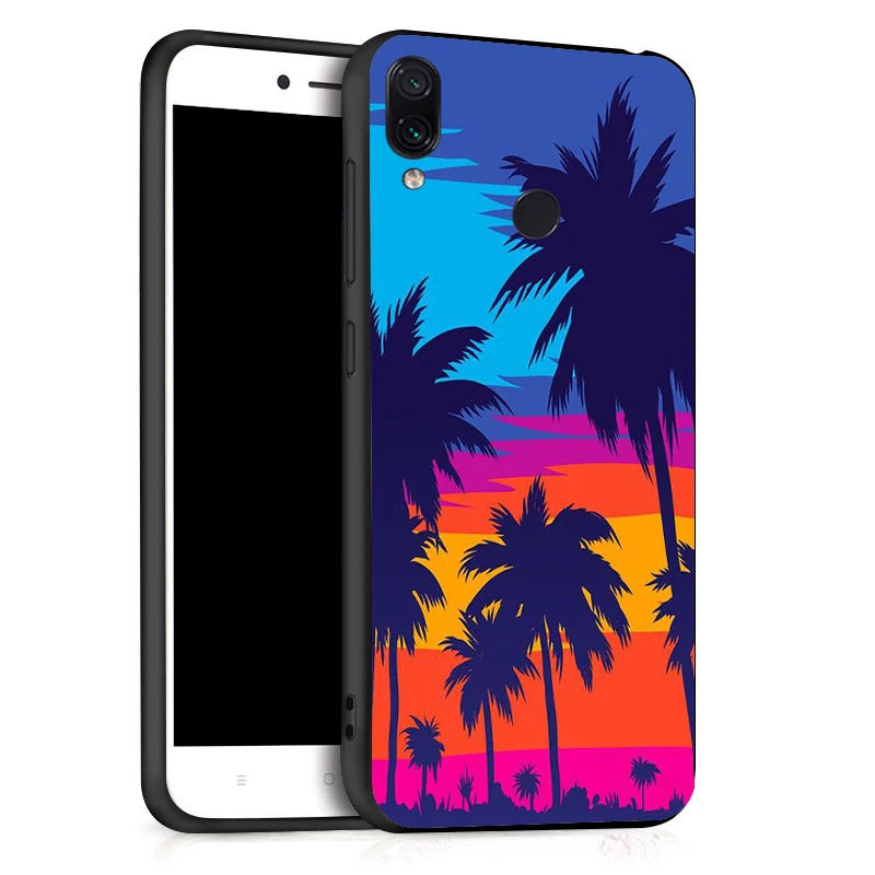 X027 Case For Xiaomi Redmi Note 7 5 Pro 8 Cases Coque 3D DIY Painted Black Flower Cat Cover On For Xiaomi Mi 9 SE Xiomi 9T Bumper - Цвет: X027
