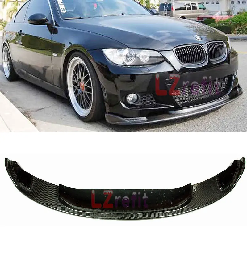HAM Style Real Carbon Fiber Front Lip Spoiler For BMW E92 3 Series