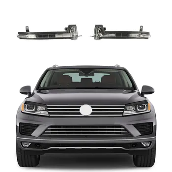 

Left Right LED Wing Mirror Indicator Turn Signals Light Fit For VW Touareg 2011-2018